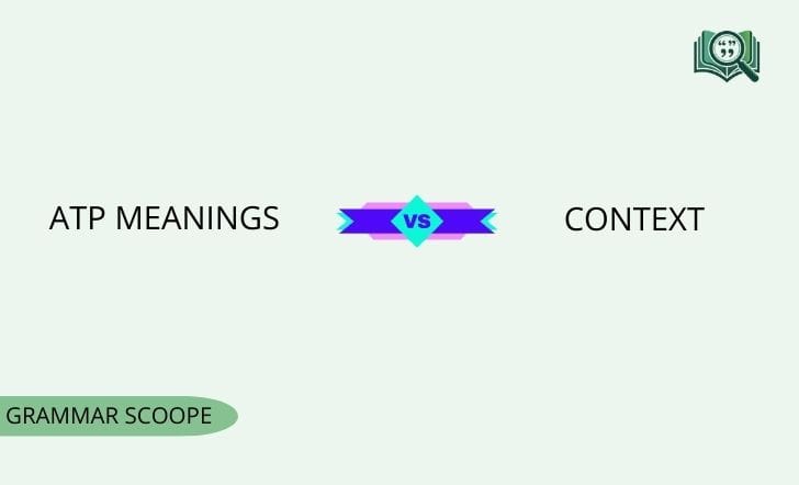 What Does ATP Mean in Text