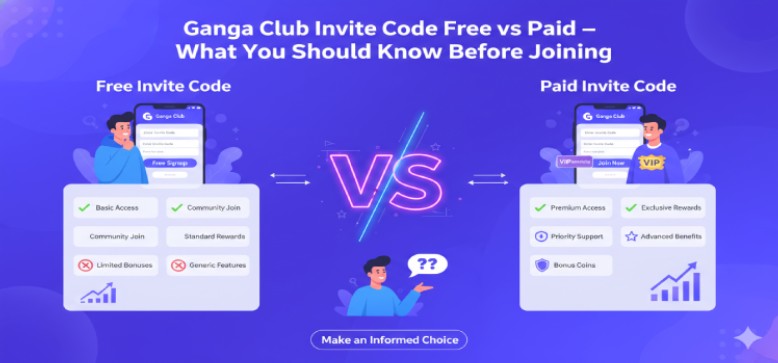 Ganga Club Invite Code Free vs Paid – What You Should Know Before Joining